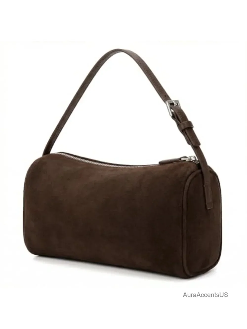 Faux Suede Mini Hobo Purse Crossbody with Adjustable Strap